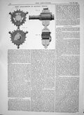 Antique Old Print 1865 Rice Boston Improvements Railway Carriage Train Wheels