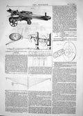 Antique Print Engineering 1865 Description Newcastle Dynamometer Machinery 19th