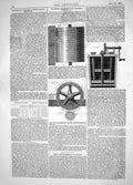 Old Print 1865 Biddell Machinery Pulping Turnips Jebb Improvements Churns 19th