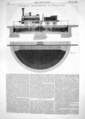 Old Print Marmaduke Darell Jeffrey Improvements Turntables 1865 Machinery 19th
