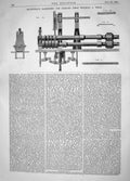 Old Bramwell Machinery Forging Tires Without Welding Engineering 1865 Victorian