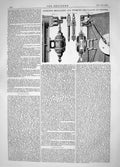Old Engineering 1865 Spencer Regulating Working Valves Engines Machin Victorian