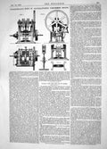 Old Print 1865 Humphrey Chamberlain Mode Manufacturing Compressed Bricks 19th