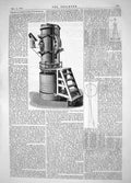 Old Print Royal Observatory Greenwich Astronomy Diagrams Engineering 1865 19th
