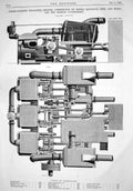 Old 1866 Three-Cylinder Expanding Engines Maudslay Russian Government Victorian