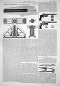 Old Engineering 1866 Johnson Improvements Manufacture Ordnance Ball W Victorian