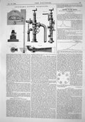 Antique Print Invention Gresham Patent Injectors Machinery Engineering 1866