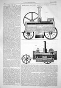 Old Engineering 1866 Howard Patent Agricultural Engines Railway Train Victorian
