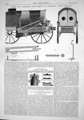 Antique Print Juckes Swinburne Improvements Locomotive Boiler Furnaces 1866