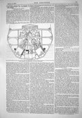 Old Engineering 1866 Transverse Great Britain Ship Engine Room Bulkhe Victorian