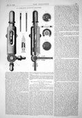 Old Engineering 1866 Gamble Salinometer Machinery Steamer City Norwic Victorian