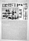 Old Engineering 1866 Transmitting Apparatus Atlantic Cable Machinery Victorian