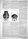 Old Engineering 1866 Lighting Railway Carriages Gas Hall Hydrocarbon Victorian