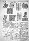 Antique Old Print 1866 Experimental Targets Small Plate Lord Warden Hercules