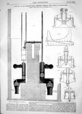 Old *6006 1866 200 Horse-Power Pumping Engine River Waterworks James
