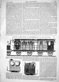 Antique Print 1866 Howarth Patent System Intercommunication Railway Trains 19th