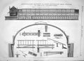 Antique Old Print 1866 Metropolitan Railway Gloucester Station Fowler Johnson