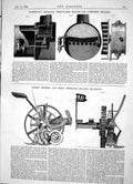 Antique Old Print 1866 Marshall Feed-Water Heater Engines Burgess Key Reaping