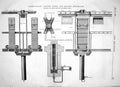 Old Print 1866 Hydrostatic Cotton Press Baling Apparatus Robinson Cottam 19th