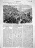 Old Engineering 1866 View Serra Do Mar Pualo Railway Brazil Mugi Viad Victorian