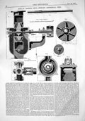 Old 1867 Bury St. Edmunds Show Bernays Centrifugal Pump Instruments E Victorian