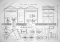 Old Antique Print 1867 Slip RoAmsterdam Architecture Diagrams Engineering 19th