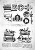 Old 1867 Engines Ironclad Friedland Screwing Machines Brown Sharpe En Victorian