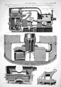 Old 1867 Paris Exhibition Engines Ironclad Friedland Instruments Cyli Victorian