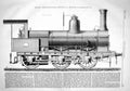 Old 1867 Paris Exhibition Belgian Goods Locomotive Train Engineering Victorian