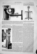 Old 1867 Warner'S Patent Stop Valve Bailey Boiler Fitting Scotia Engi Victorian