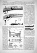 Old 1867 Paris Exhibition Small Arms Rifles Guns French Mechanical Re Victorian