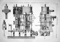 Old Print 1867 70 Horse Marine Engines Courtney Stephens Dublin Machinery 19th