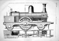 Old Print 1867 Passenger Engine Stephenson Railway Train Paris Exhibition 19th