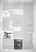 Original Old Antique Print 1867 Spectrum Analysis Diagrams Drawings Engineering