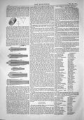 Antique Print 1867 Diagrams Connection Between Shape Heavy Guns Durability 19th