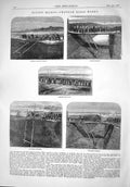 Old 1867 Flying Bridge Chatham Siege Works Artillery Crossing Trench Victorian