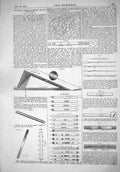 Old Print 1867 Saxby Testing Iron Magnetism Diagrams Equatorial Magnetic 19th