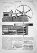 Old 1867 Horizontal Engine Paris Fox Walker Bristol Heavy Guns Connec Victorian
