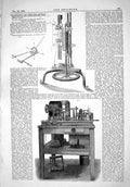 Old 1867 Instruments Precision Paris Exhibition War Material Diagrams Victorian