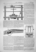 Old 1867 Pyrenean Marble Polishing Machine Chassepot Rifle Telegraph Victorian