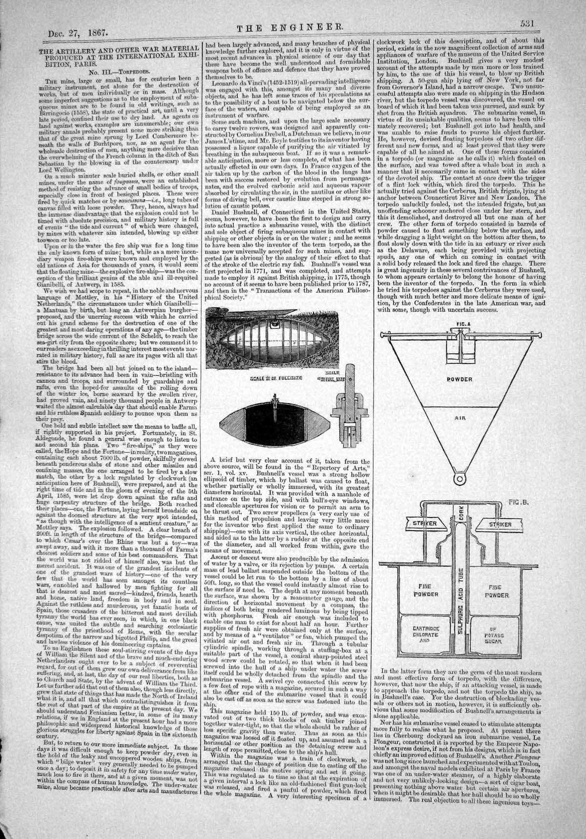 Old 1867 Artillery War Material International Exhibition Paris Engine Victorian