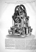 Old 1868 Pumping Engines Weardale Water Company Carratt Marshall Engi Victorian