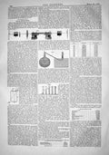 Old Antique Print 1868 Engineering Royal Institution Instruments Diagrams 19th
