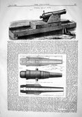 Old 1868 Steel Boat Gun Breech Loading Dessen Self-Extinguishing Lamp Victorian