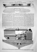 Old 1868 Duke Wellington Invincible Plan Engines Chilian Corvettes O' Victorian