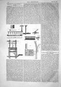 Old 1868 Institution Civil Engineers Ireland Instruments Engineering Victorian