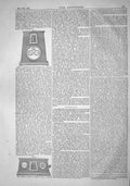 Original Old Antique Print 1868 Pressure Recorder Instruments Clock Engineer