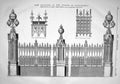 Old 1868 Railings Houses Parliament Architecture Barry Hardman Birmin Victorian