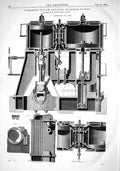 Old 1868 Compound Screw Engines 450 Horse Power Ernest Nillus Havre M Victorian