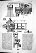 Antique Print 1868 Hughes Roman Typr Ing Telegraph Instruments Engineering 19th